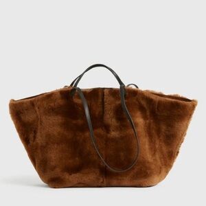 Allsaints shearling tote. Excellent condition! Perfect for fall!